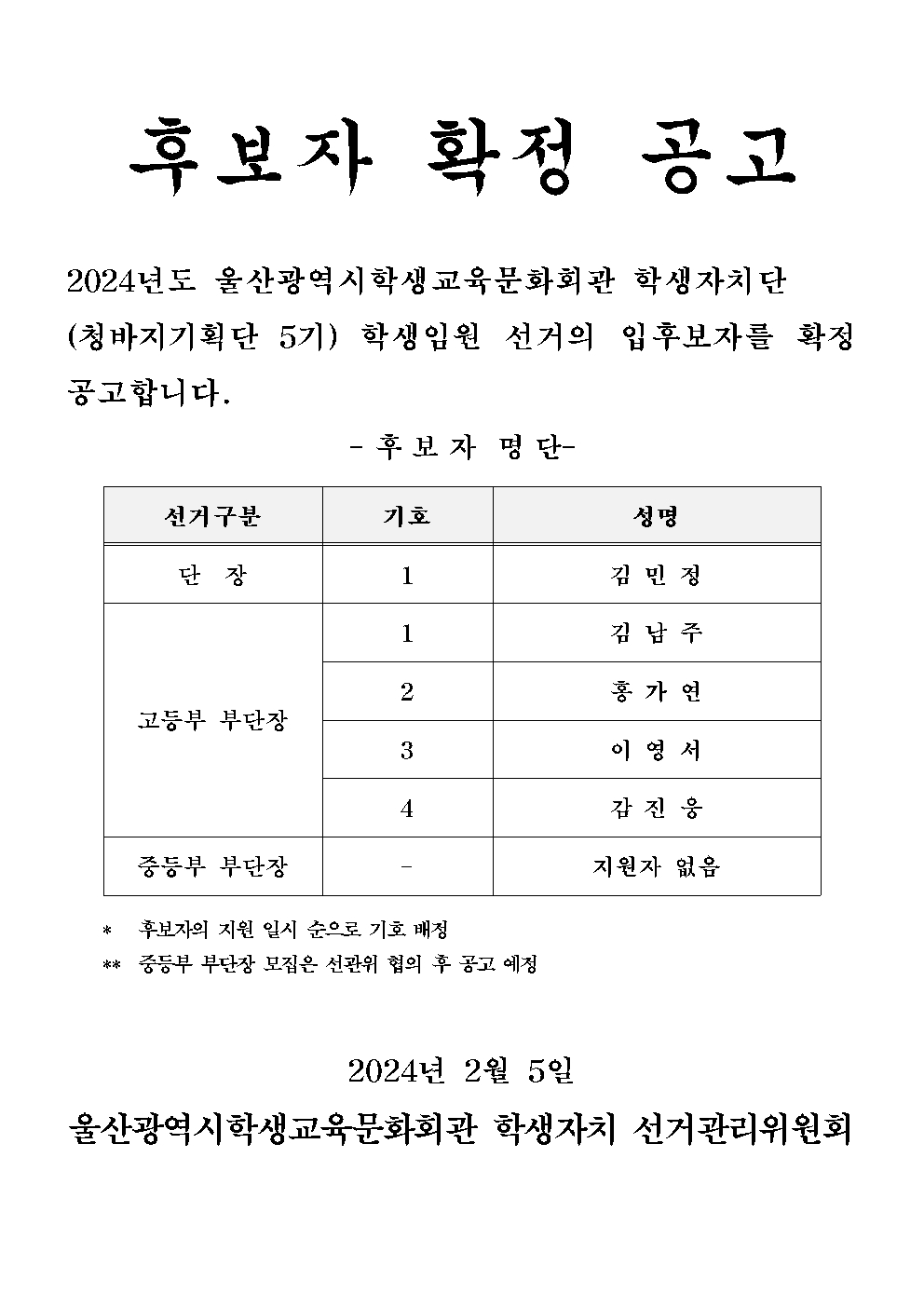 04. 2024 학생자치 학생임원 선거 후보자 공고(2024.2.5.)001.jpg