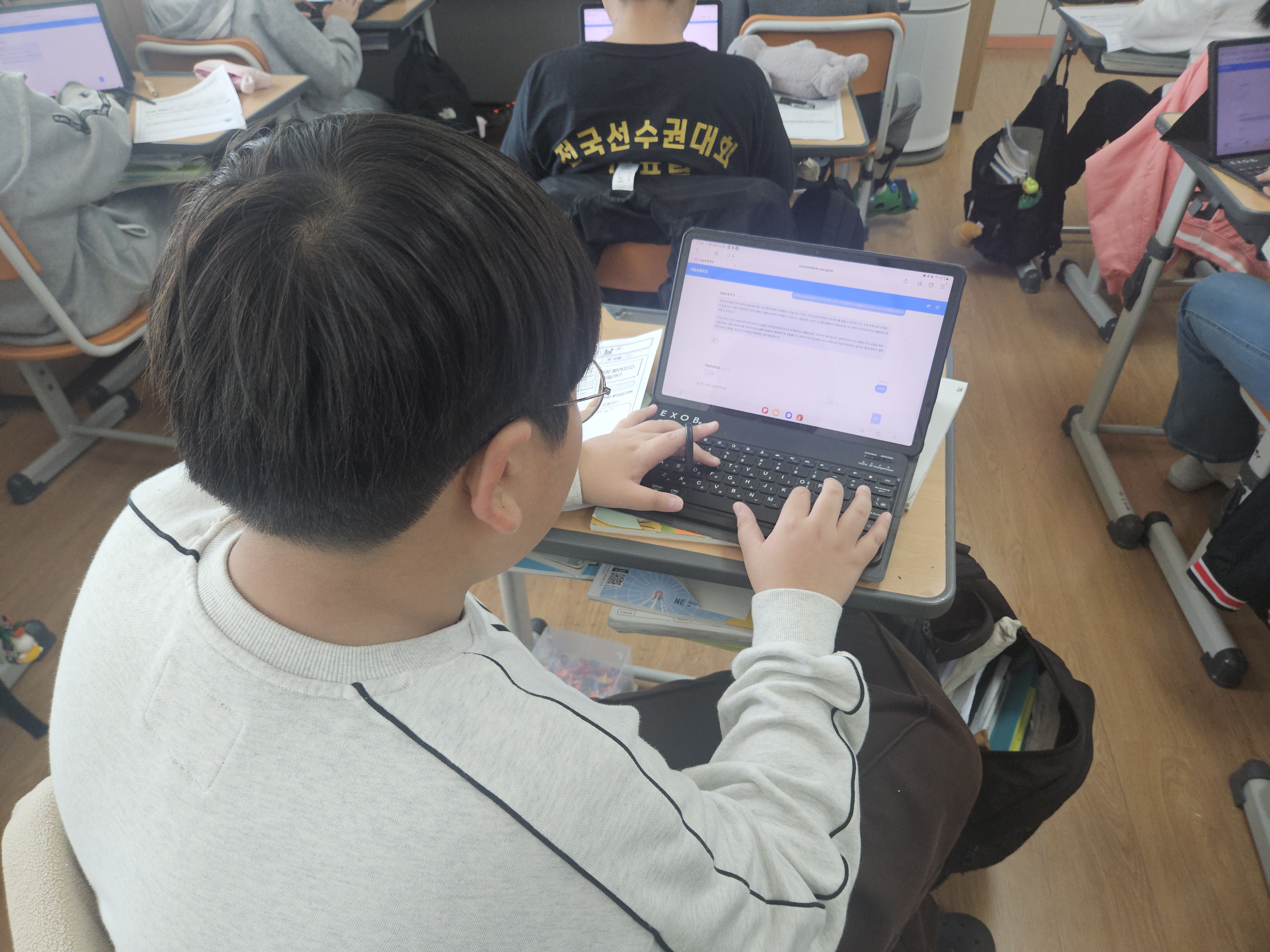 외솔초는 5일 전교생을 대상으로 '우리 아이의 날' 탐구 수업을 진행했다 (2).jpg