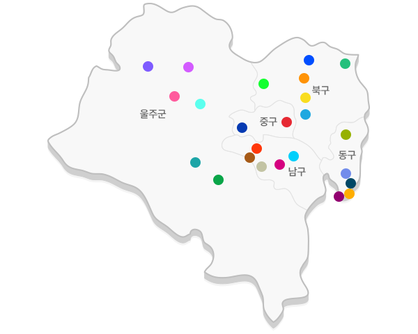 그린스마트 미래학교 울산광역시 지도